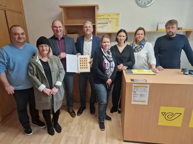Das Post-Team freut sich auf alle Gemeindebürgerinnen und Bürger. | Foto: Gemeinde Wallern im Burgenland