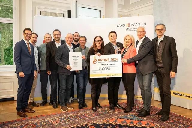 Die heute ausgezeichneten Projekte zeige eindrucksvoll, wie innovativ und praxisnah die Energiewende auf kommunaler Ebene umgesetzt werden kann | Foto: Land Kärnten/Sandra Matanovic