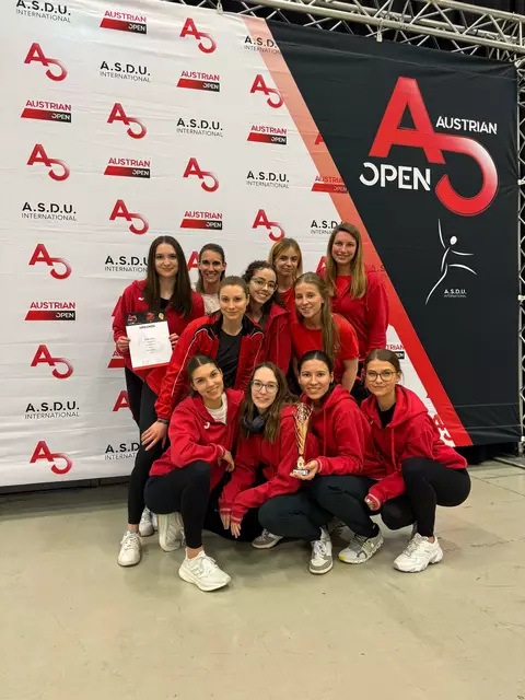 Mit beeindruckender Energie präsentierte sich die Gymnastik &amp; Tanz-UNION Mattersburg am Wochenende bei den Austrian Open in Wiener Neustadt. | Foto: GTU Mattersburg