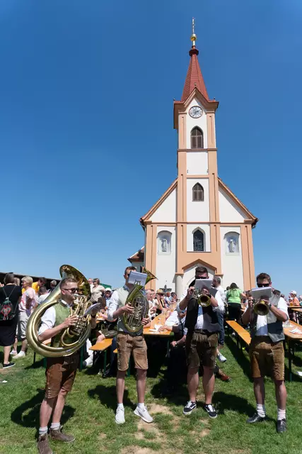 Die Kapelle in Glojach bietet einen ganz besonderen Kraftplatz für das Weisenbläsertreffen. | Foto: Trachtenmusik Wolfsberg