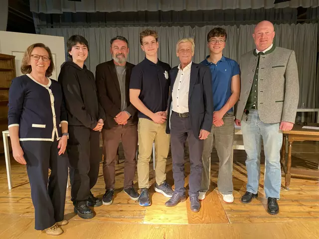 Simone Kühner, Maria Sonnleitner, Boris Lovric-Parkash, Florian Steinbichler, Gerhard Obernberger, Laurenz Neuböck, Christian Lamprecht | Foto: Gymnasium Kremsmünster