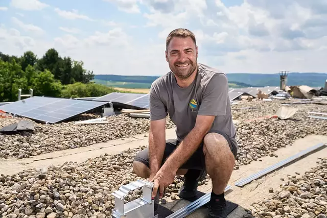 Profis am Werk. | Foto: Skorsch green energy GmbH