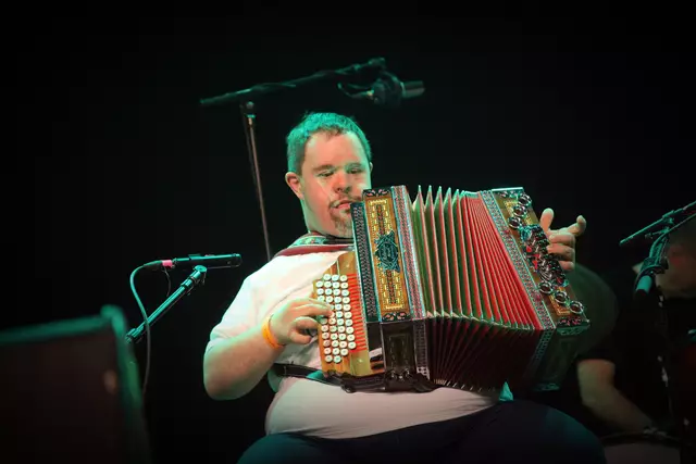 Volle Konzentration beim Solo von Florian Pirschner.