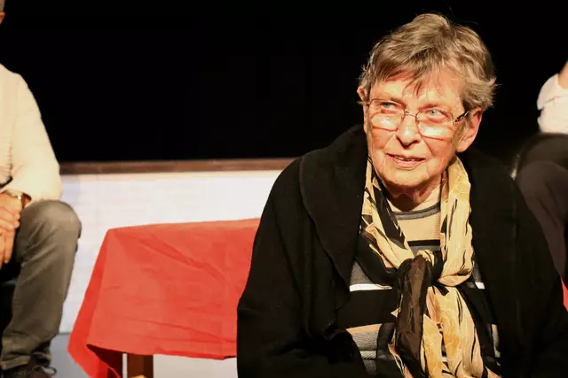Christl Gierlinger aus Haslach erzählte über ihre Flucht nach Österreich. | Foto: MeinBezirk