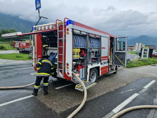 In Sittersdorf brannte die Küche eines Gasthauses. | Foto: Freiwillige Feuerwehr Gablern