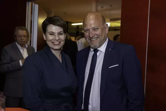 LAbg Dagmar_Engl und UU-Bezirkshauptmann Ferdinand Watschinger. | Foto: MeinBezirk OÖ/Pils