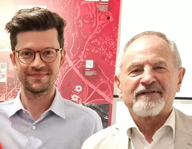 Benjamin Huber und Wolfgang Wintersteller.
Foto: Josef Wind