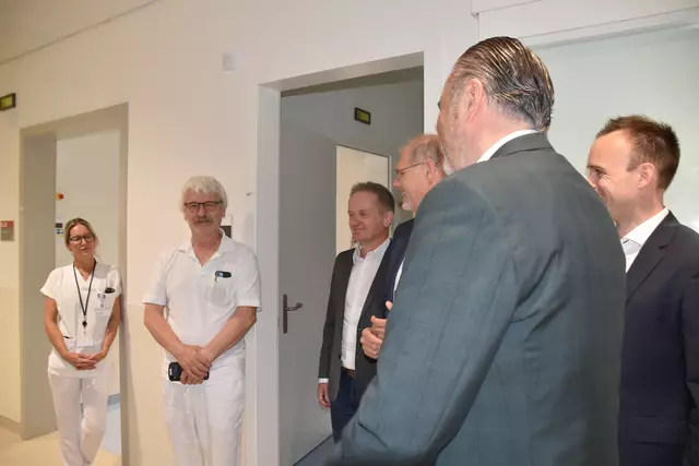 Die ersten Stationen wie die Orthopädie sind bereits in Vollbetrieb. | Foto: Michael Strini