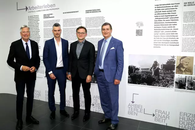 Am 7. Mai 2025 wurde die Ausstellung "arbeit 1938-1945" eröffnet. | Foto: LPD Kärnten/Kuess