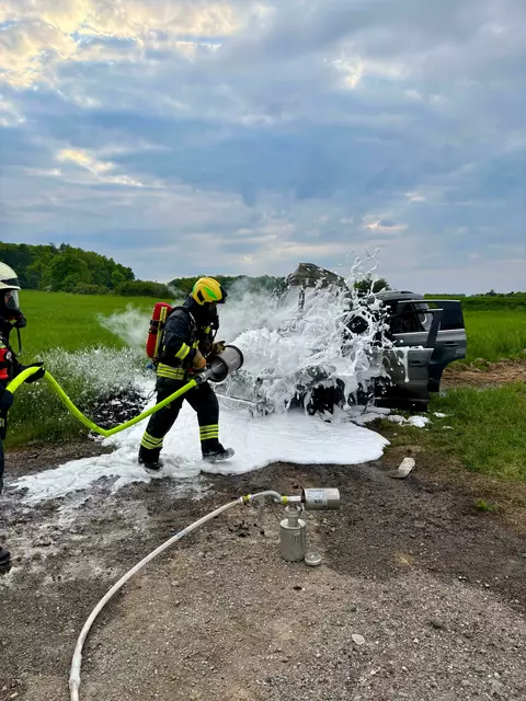 Der Brand konnte schnell gelöscht werden.  | Foto: FF Maissau 