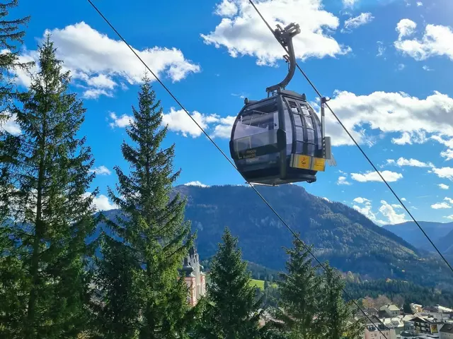 Die neue Gondelbahn auf die Bürgeralpe in Mariazell wurde 2019 gebaut.  | Foto: Andreas Steininger