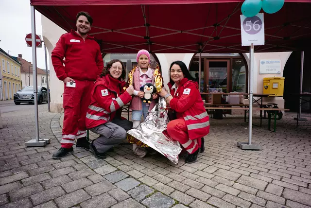 Olivia war Pichler bei der Station des Roten Kreuzes. | Foto: Santrucek