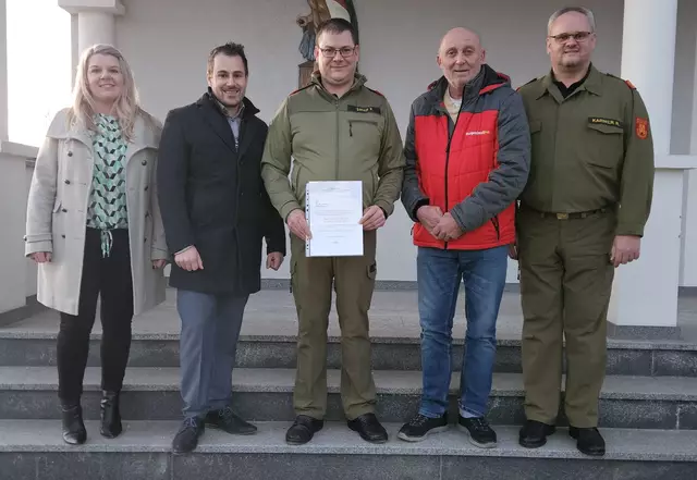 Neuer Feuerwehrkommandant-Stellvertreter in Schreibersdorf | Foto: Gemeinde Wiesfleck