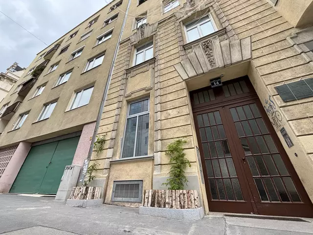 Die erste private Fassadenbegrünung im Bezirk geschah in der Breitenfelder Gasse 14. | Foto: Scheiber / MeinBezirk