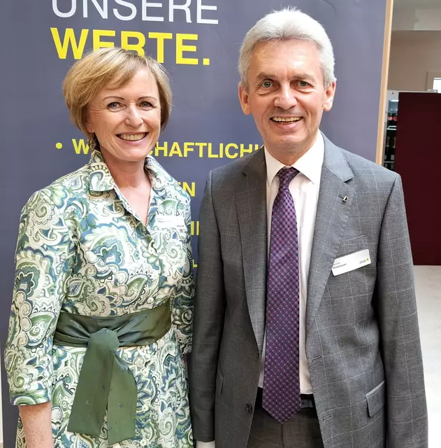Veronika Klappacher und Dietmar Haslauer.
