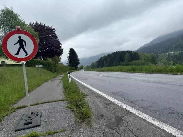 Dieser Abschnitt nahe des Kreischbergs wird saniert. | Foto: Verderber