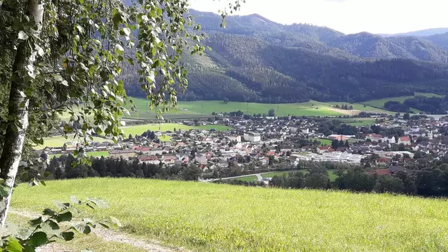 Blick auf die Marktgemeinde Langenwang.  | Foto: Wozonig