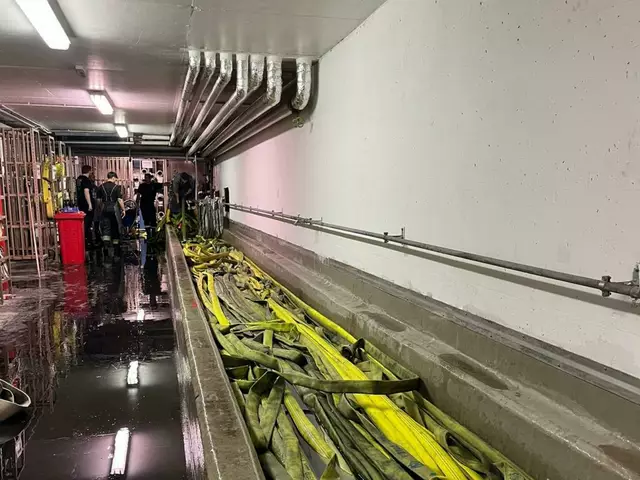 Die Schläuche müssen nach jedem Einsatz gereinigt und wieder neu aufgerollt werden. | Foto: FF WN