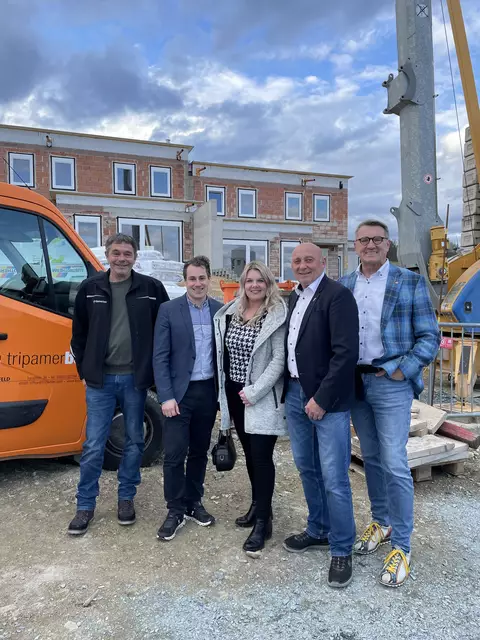 Gleichenfeier bei Wohnprojekt in Wiesfleck | Foto: Gemeinde Wiesfleck