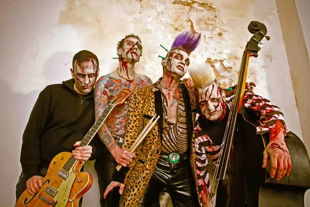 Gegründet in den frühen 1980er Jahren, gehören „Demented Are Go“ zur ersten Welle des Genres, das Punkrock mit Rockabilly und einer Horrorshow zusammenrührt.  | Foto: Pixeleye Industries