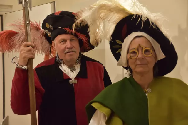 Landsknechte bildeten ein Spalier