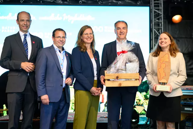 (v.l.n.r.): Alexander Marschick, Andreas Wirth, Anja Haider-Wallner, Leonhard Schneemann und Melanie Leonhard | Foto: Viktor Fertsak