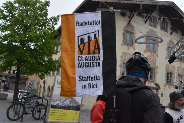 Die Radstaffel ist in Reutte angekommen