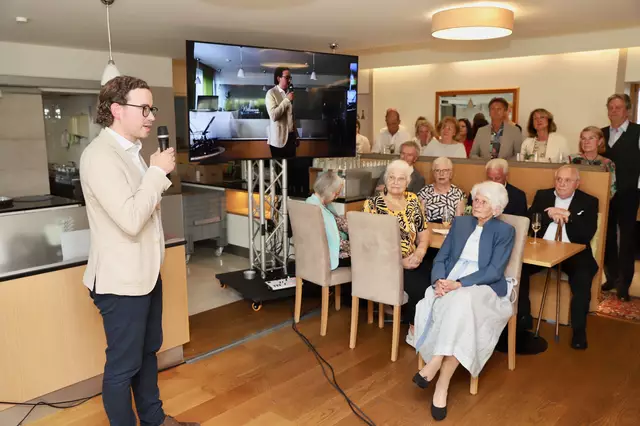 Roman Wilfinger III. begrüßte die zahlreichen Gäste. | Foto: Alfred Mayer