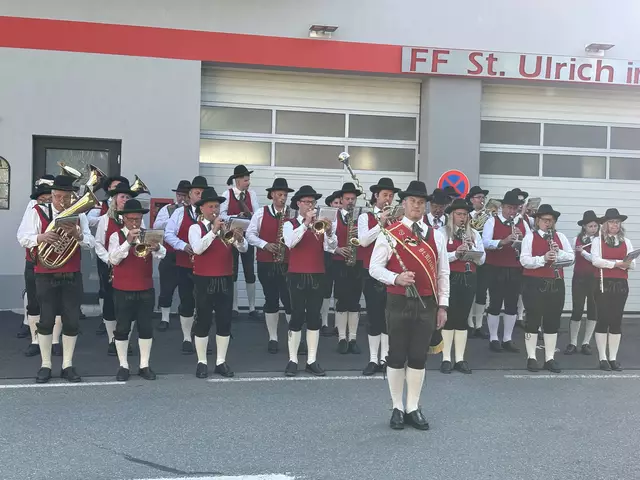 Die Trachtenmusikkapelle St. Ulrich konzertiert oft auch im Greith-Haus. | Foto: MeinBezirk/Susanne Veronik