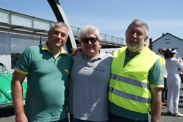 Von links: Die Veranstalter Sascha Schrei, Alexander Müller und Victor Benko.