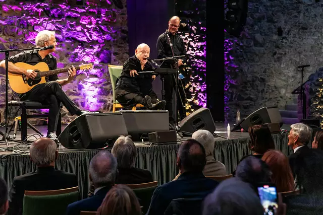Thomas Quasthoff begeisterte beim Premierenkonzert sein Publikum. | Foto: LPD Kärnten/Gleiss