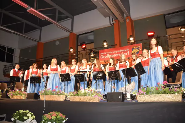 Der Musikverein Jugendkapelle Großpetersdorf gab ein tolles Jubiläumskonzert. | Foto: Michael Strini