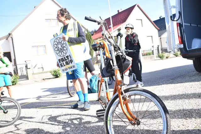 Klappt es mit dem Rad, dann klappt es mit dem Klima, so das Credo der ersten "Falt- und Klapprad Tour" im Burgenland. | Foto: Stefan Schneider