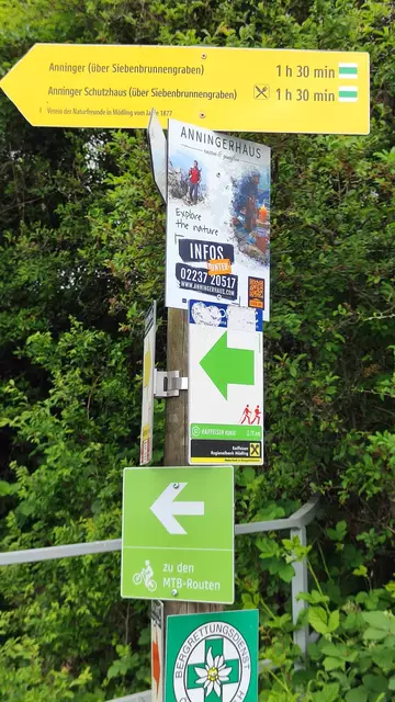 Die Wanderzeit ist mit 1,5 Std angegeben... | Foto: I.Wozonig 