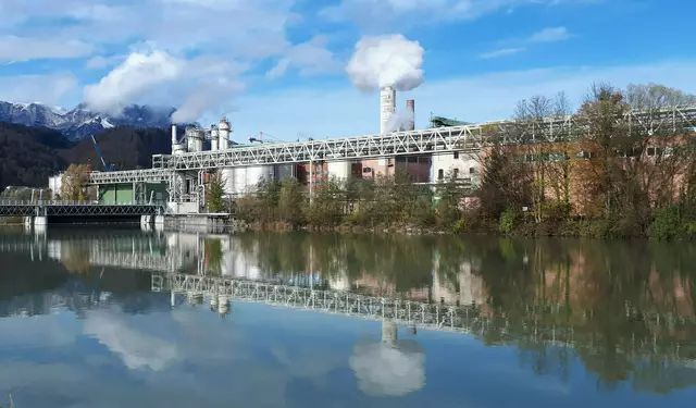 Das Zellstoffwerk AustroCel in Hallein. | Foto: Josef Wind