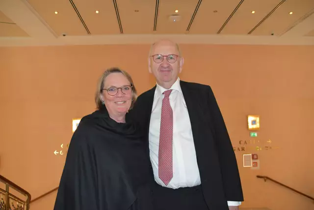 Lions Wedemark Präsidentin Konstanze Beckedorf und Sebastian Zahrnt. | Foto: Preineder