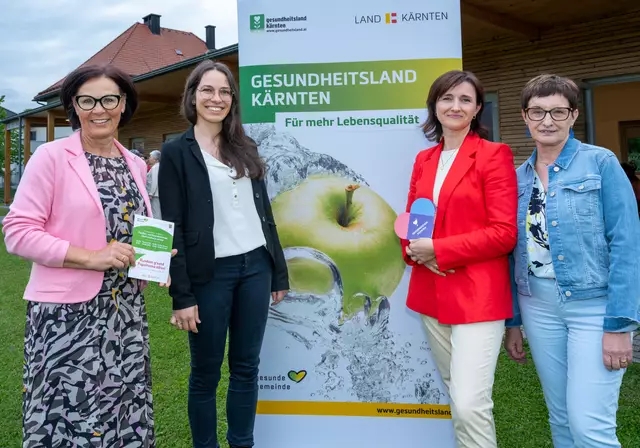 Augustine Gasser, Valentina Gasser, Bettina Hernegger und Roswitha Moswitzer (v.l.n.r.). | Foto: Dieter Arbeiter