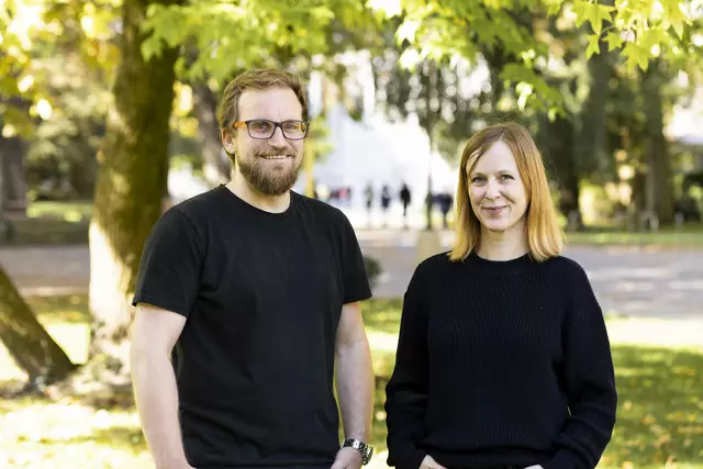 Das Kuratoren-Team vom Literaturfest Salzburg: Josef Kirchner und Anna Weidenholzer | Foto: Literaturfest Salzburg/Erika Mayer