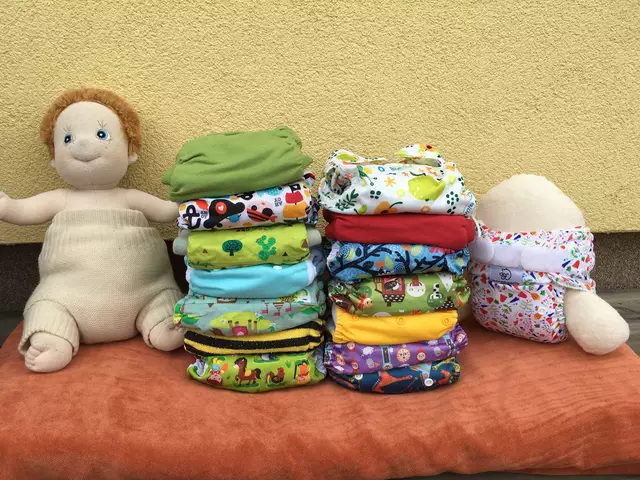 Stoffwindeln sind eine hautfreundliche und kostensparende Alternative zu Einwegwindeln/Wegwerfwindeln.  | Foto: WickelVacula