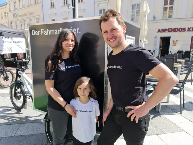 Katrin, Linda und Andreas Grubner sind jedes Jahr dabei | Foto: Cornelia Strobl