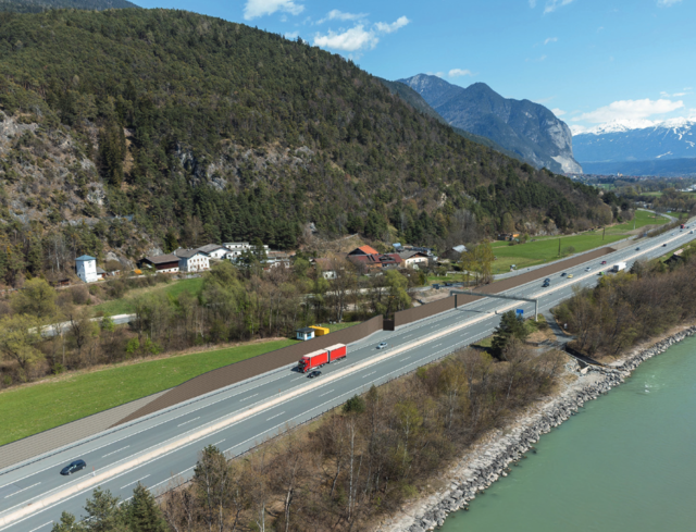 Bis Anfang Dezember sollen entlang der A12 neue, moderne Lärmschutzwände errichtet beziehungsweise bestehende erneuert werden.  | Foto: ASFINAG/EQ-Vis