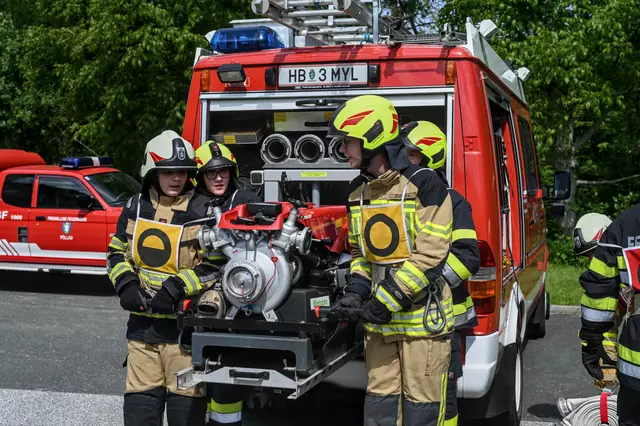 Auch Gerätekunde stand auf dem Programm. | Foto: BI d. V. Matthias Novacek