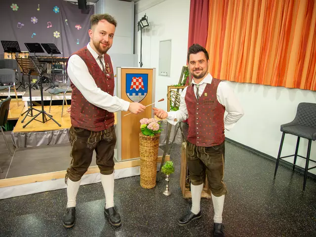 David Kalcher übergab den Taktstock an Stefan Kröll