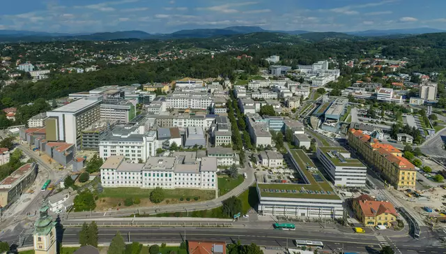 Der 56-Jährige wurde mit schweren Kopfverletzungen ins LKH Graz eingeliefert. | Foto: C. Freydl / LKH-Univ. Klinikum Graz