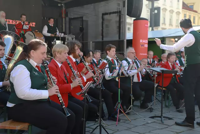 Foto: Blasmusikkapelle Erdberg am Wiener Bierfest 2025
