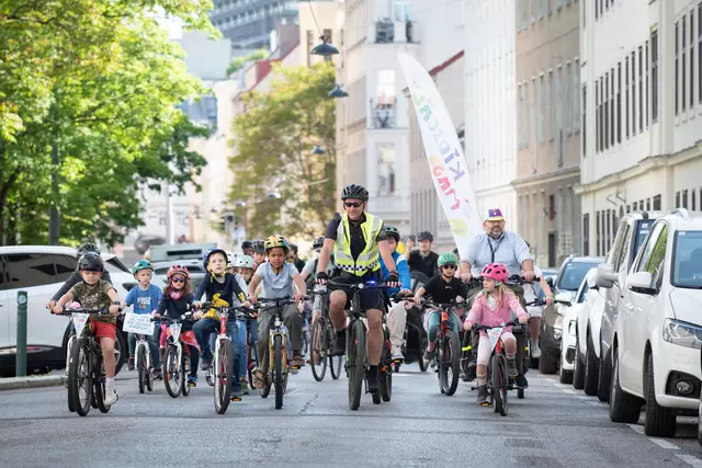400 Radlerinnen und Radler nahmen an der Veranstaltung in Döbling und Währing teil.  | Foto: Andrea Leindl