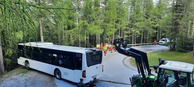 Geübt wurde ein Busunfall | Foto: Rotes Kreuz Salzburg