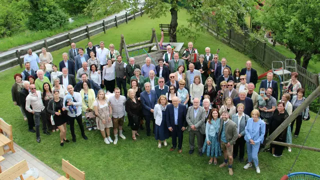 Walter Gaich feierte mit fast 100 Gästen seinen 80. Geburtstag beim Schneiderwirt in Voitsberg. | Foto: Cescutti