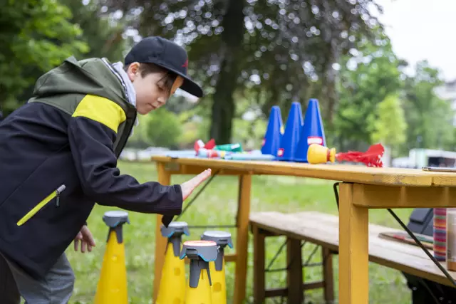 Auch für die Kinder gibt es einiges zu tun.  | Foto: BV23/E. Genitheim