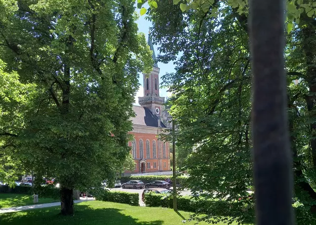 Blick auf die  Evangelische Christuskirche  | Foto: H.Bachinger 